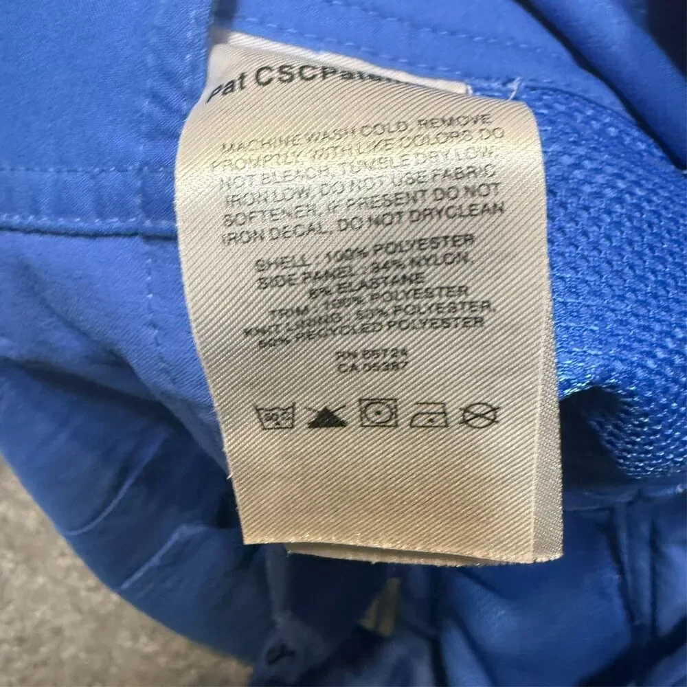 Columbia Mens Cargo Shorts Size 38 Blue Nylon Pfg Omni-Shield